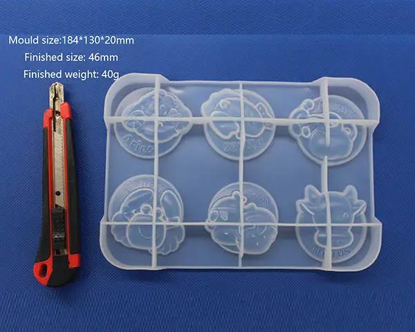 Zodiac / Horoscopes Silicone Mould - 02 by Resin Art NZ