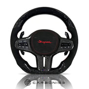 Supra Steering Wheel(Forged Carbon Fiber+Alcantara) #18 by CARBONISE