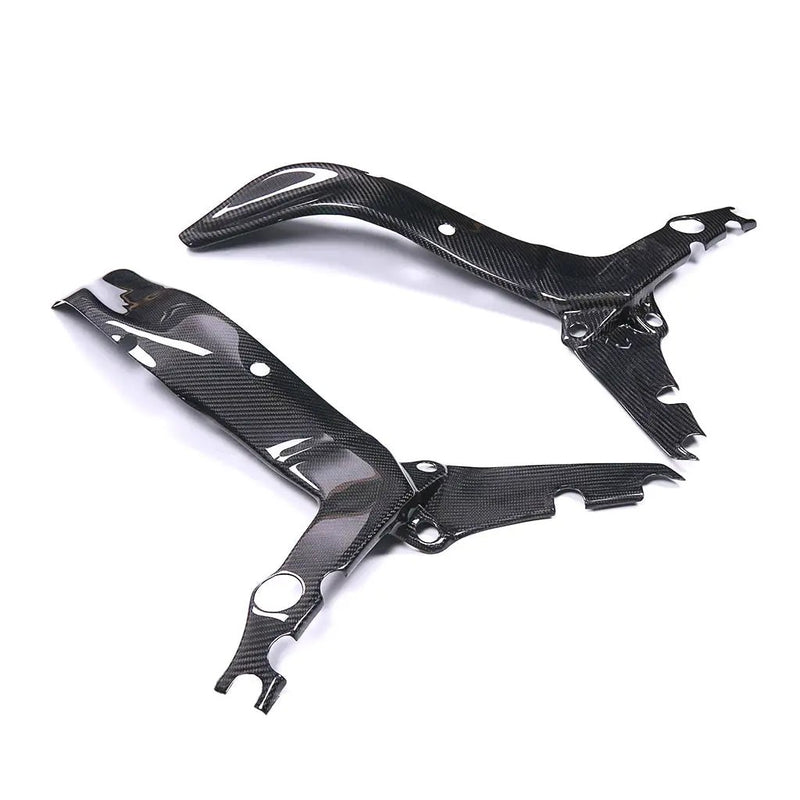 Kawasaki ZX6R 2024+ (Frame Cover Protector) Dry Carbon by CARBONISE