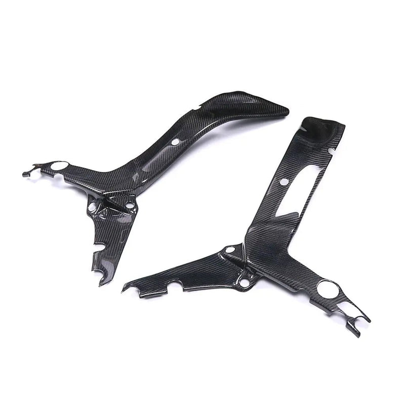 Kawasaki ZX6R 2024+ (Frame Cover Protector) Dry Carbon by CARBONISE