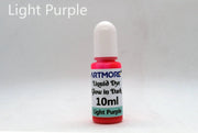 Liquid Epoxy Resin Color Pigment - Glow In The Dark Transparent Dye for UV Resin Art Coloring, DIY Jewelry Making - 10ml Each by Resin Art NZ