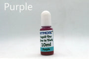 Liquid Epoxy Resin Color Pigment - Glow In The Dark Transparent Dye for UV Resin Art Coloring, DIY Jewelry Making - 10ml Each by Resin Art NZ