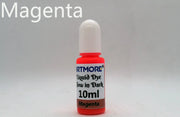 Liquid Epoxy Resin Color Pigment - Glow In The Dark Transparent Dye for UV Resin Art Coloring, DIY Jewelry Making - 10ml Each by Resin Art NZ