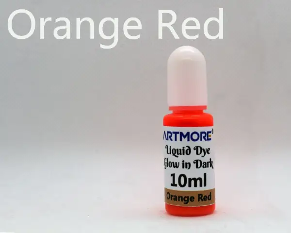 Liquid Epoxy Resin Color Pigment - Glow In The Dark Transparent Dye for UV Resin Art Coloring, DIY Jewelry Making - 10ml Each by Resin Art NZ