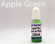 Liquid Epoxy Resin Color Pigment - Glow In The Dark Transparent Dye for UV Resin Art Coloring, DIY Jewelry Making - 10ml Each by Resin Art NZ