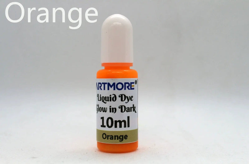 Liquid Epoxy Resin Color Pigment - Glow In The Dark Transparent Dye for UV Resin Art Coloring, DIY Jewelry Making - 10ml Each by Resin Art NZ