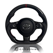 GR86 Carbon Fiber Steering Wheel (Carbon Fiber+Perforated Leather) #03 by CARBONISE