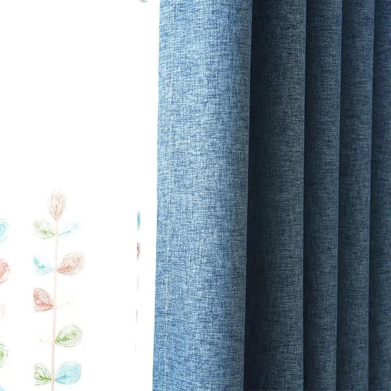 Kiwi Grab Kiwi Grab 100% Blockout Blue Readymade Curtain drapes – 8 sizes 100% Blockout Blue Readymade Curtain drapes – 8 sizes