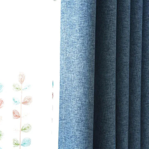 Kiwi Grab Kiwi Grab 100% Blockout Blue Readymade Curtain drapes – 8 sizes 100% Blockout Blue Readymade Curtain drapes – 8 sizes
