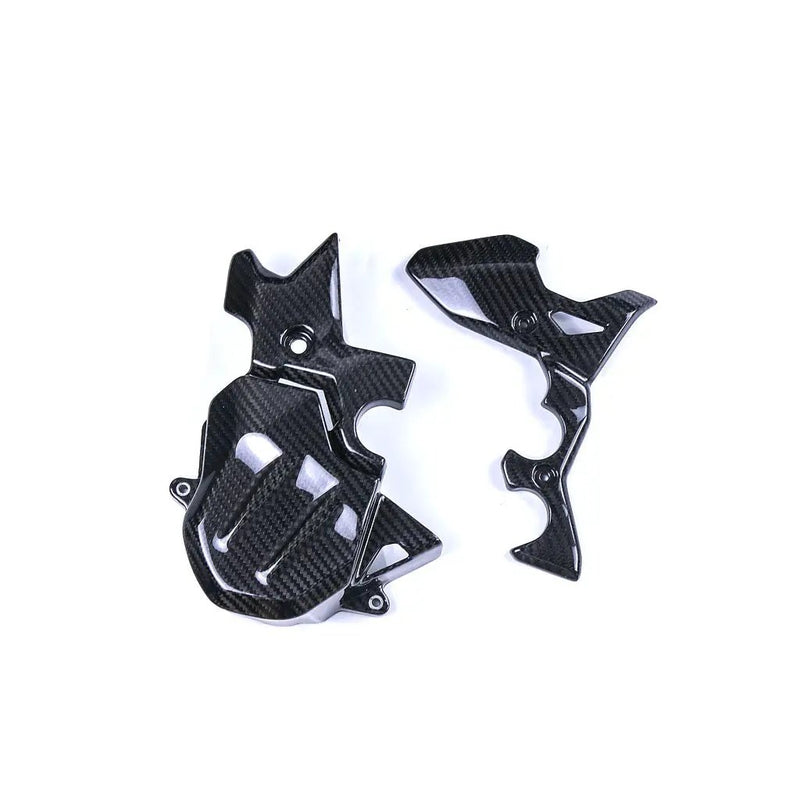 Ninja 400 (Chain Sprocket Cover) Dry Carbon by CARBONISE