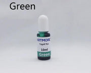 Liquid Epoxy Resin Dye Translucent Colour - 10ml each by Resin Art NZ