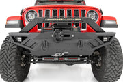 Jeep Wrangler JK JL JT Ribbed Front Winch Bumper by Magwarehouse.com