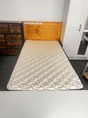 'Metro' Solid Pine Bed Frame Honey King Single by sue-e furniture
