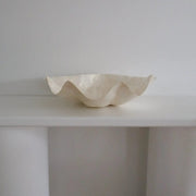 Inkah Limited Pearl Clam Shell Resin Bowl Centerpiece Decor Two Size Options Pearl Clam Shell Resin Bowl Centerpiece Decor