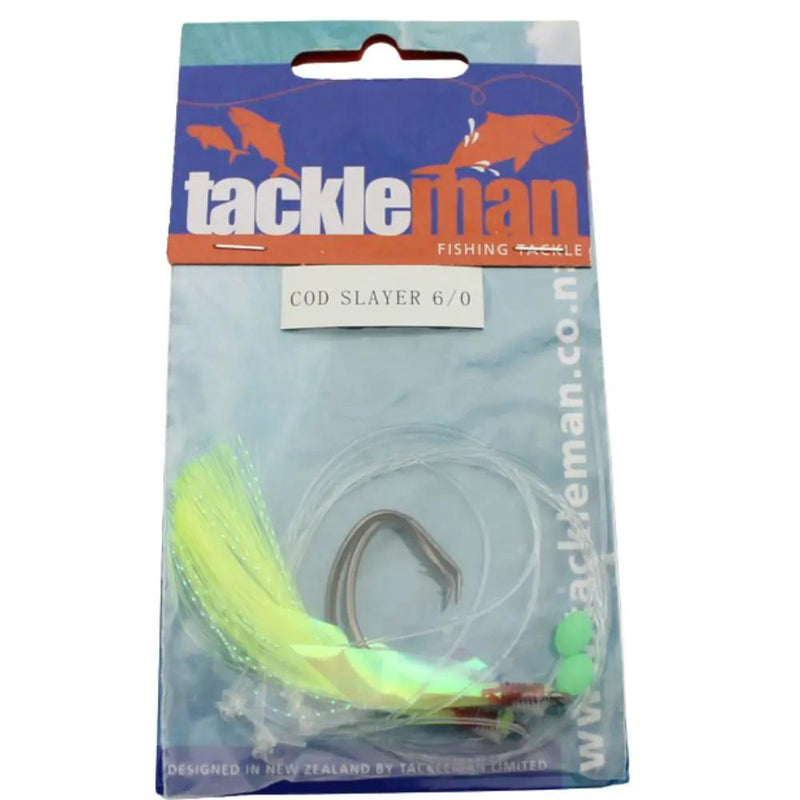 Cod Slayer 6/0 Flasher Rig Mutsu Hooks by NZ Diver