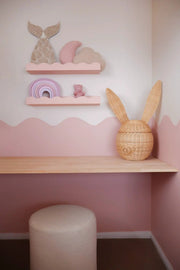 Rattan Bunny Basket by Inkah Limited