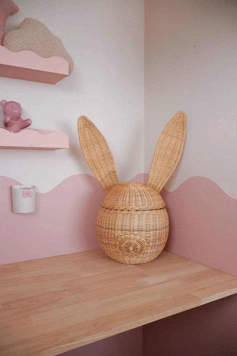 Rattan Bunny Basket by Inkah Limited