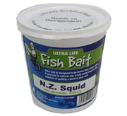 Ultralife Squid 2 Litre Pot Salted Bait - Value Pack by NZ Diver
