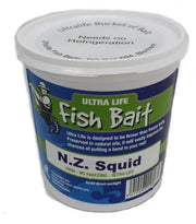 Ultralife Squid 1 Litre Pot Salted Bait by NZ Diver