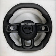 Jeep Steering Wheel (Matte Carbon Fiber+Perforated Leather) @6 by CARBONISE