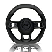 Jeep Steering Wheel (Matte Carbon Fiber+Perforated Leather) @6 by CARBONISE