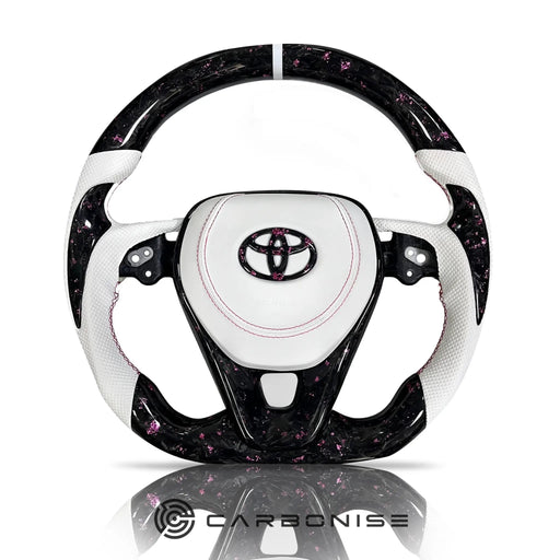 Toyota Corolla/Crown/Camry/Rav4/Harrier (Forged Carbon Fiber+Perforated Leather)@5 by CARBONISE