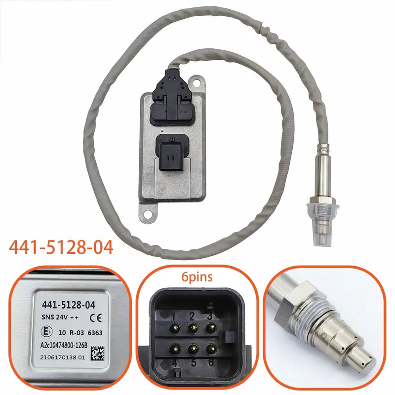 441-5128-04 4415128-04 NOX Sensor Nitrogen Oxygen Sensor 24V，Compatible For CAT Caterpillar 441512804 by JBH AUTO PARTS