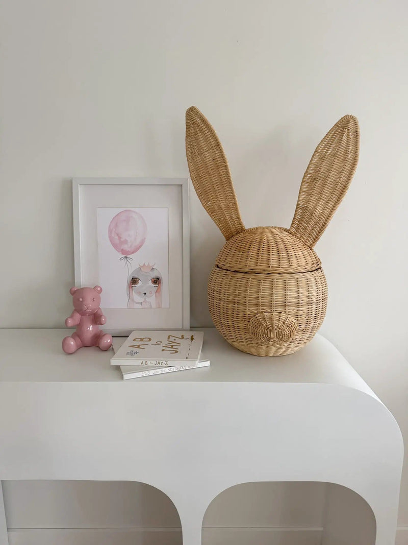 Rattan Bunny Basket by Inkah Limited
