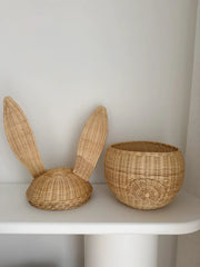 Rattan Bunny Basket by Inkah Limited