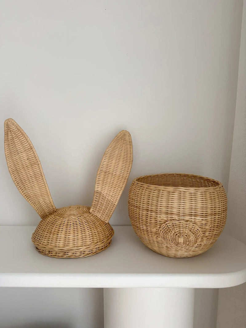 Rattan Bunny Basket by Inkah Limited