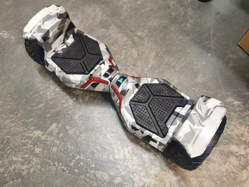 Kiwi eRide Kiwi eRide CHIC camouflage grey Offroad HOVERBOARD with bluetooth speaker CHIC camouflage grey Offroad HOVERBOARD with bluetooth speaker