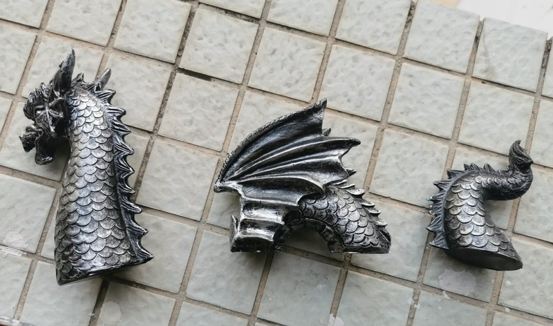 Dragon Garden Statue Decor Gothic Resin Ornament for Outdoor Decor by salelink.co.nz