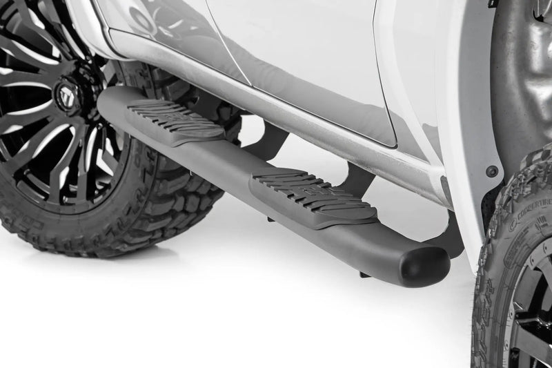 Oval Nerf Step Crew Cab Chevy/GMC 1500/2500HD/3500HD (19-26) by Magwarehouse.com