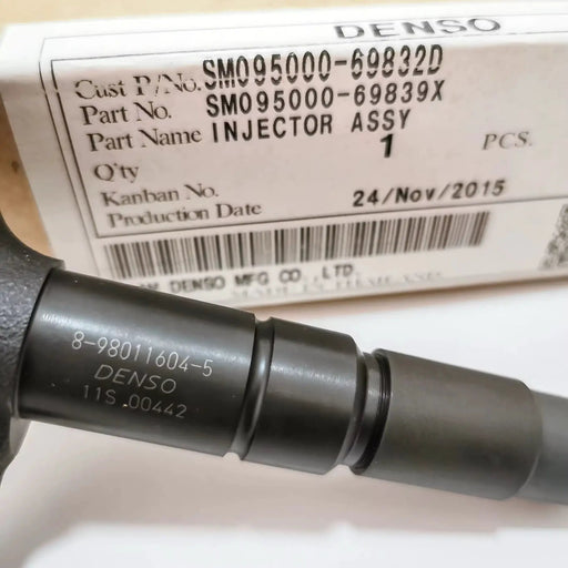 Genuine DENSO Diesel Fuel Injector 095000-6980 095000-6983 095000-6985 8980116045 For Isuzu Dmax 3.0L 4JJ1 Holden Rodeo by JBH AUTO PARTS