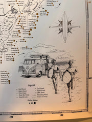 NZ Surf Quest Map by Moana SUP and Surf