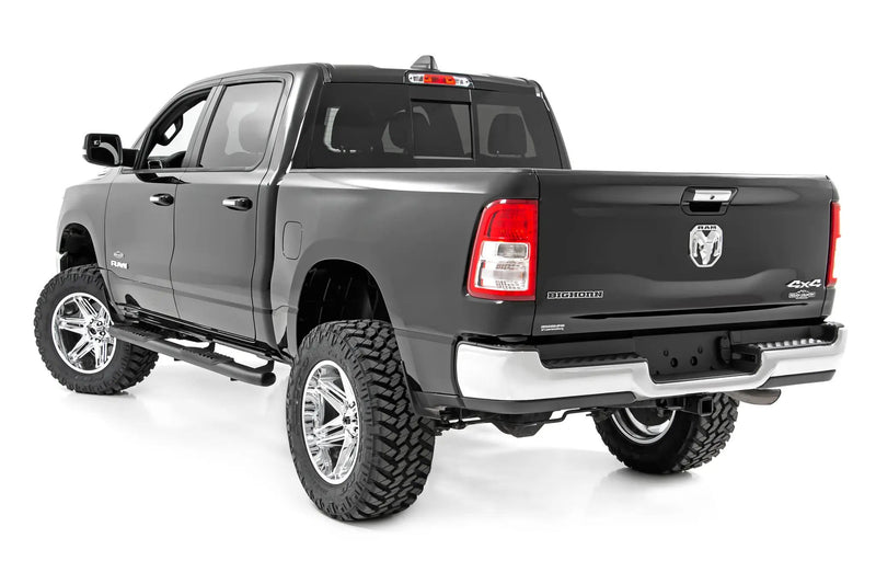 Oval Nerf Step Crew Cab Black Ram 1500 (19-26)/1500 TRX (21-24) by Magwarehouse.com
