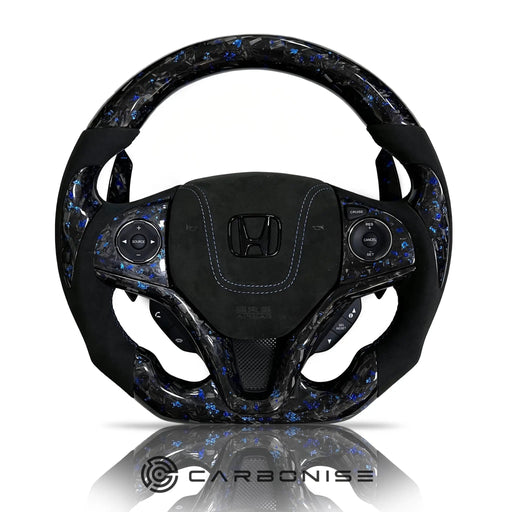 Honda Steering Wheel (Forged Carbon Fiber+Alcantara) @11 by CARBONISE