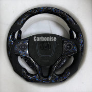 Honda Steering Wheel (Forged Carbon Fiber+Alcantara) @11 by CARBONISE