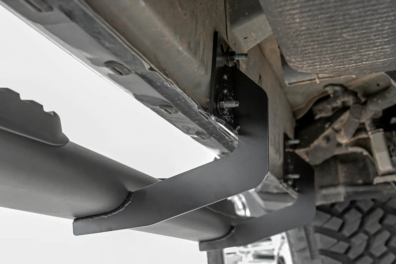 Oval Nerf Step Crew Cab Black Ram 1500 (19-26)/1500 TRX (21-24) by Magwarehouse.com