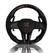 Nissan GTR Steering Wheel (Forged Carbon Fiber+Alcantara) @6 by CARBONISE