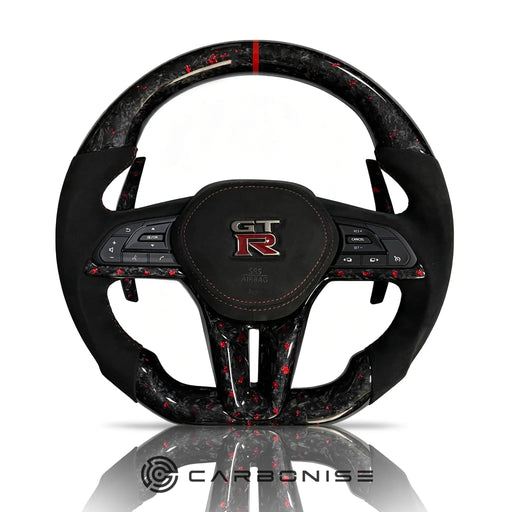 Nissan GTR Steering Wheel (Forged Carbon Fiber+Alcantara) @6 by CARBONISE