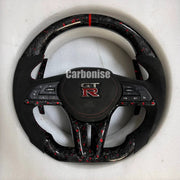 Nissan GTR Steering Wheel (Forged Carbon Fiber+Alcantara) @6 by CARBONISE