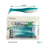 StormX™ Cyclone Minnow 5" Soft Lure by WISE ANGLER