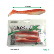 StormX™ Cyclone Minnow 5" Soft Lure by WISE ANGLER