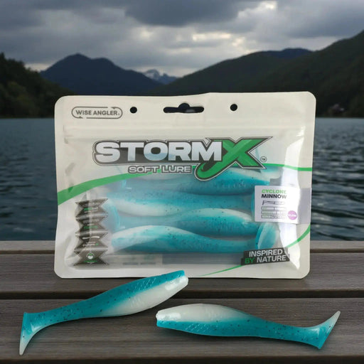StormX™ Cyclone Minnow 5" Soft Lure by WISE ANGLER