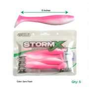 StormX™ Cyclone Minnow 5" Soft Lure by WISE ANGLER