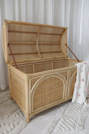 Inkah Limited Large Rattan Toy Chest For Kids Storage And Decor Home Large Rattan Toy Chest for Kids Storage and Decor