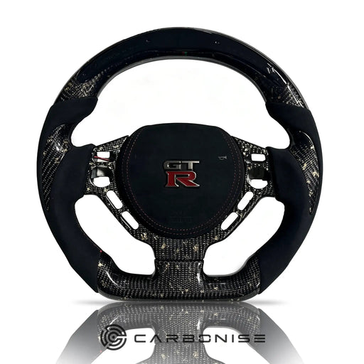 Nissan GTR Steering Wheel (Forged Carbon Fiber+Alcantara) @4 by CARBONISE