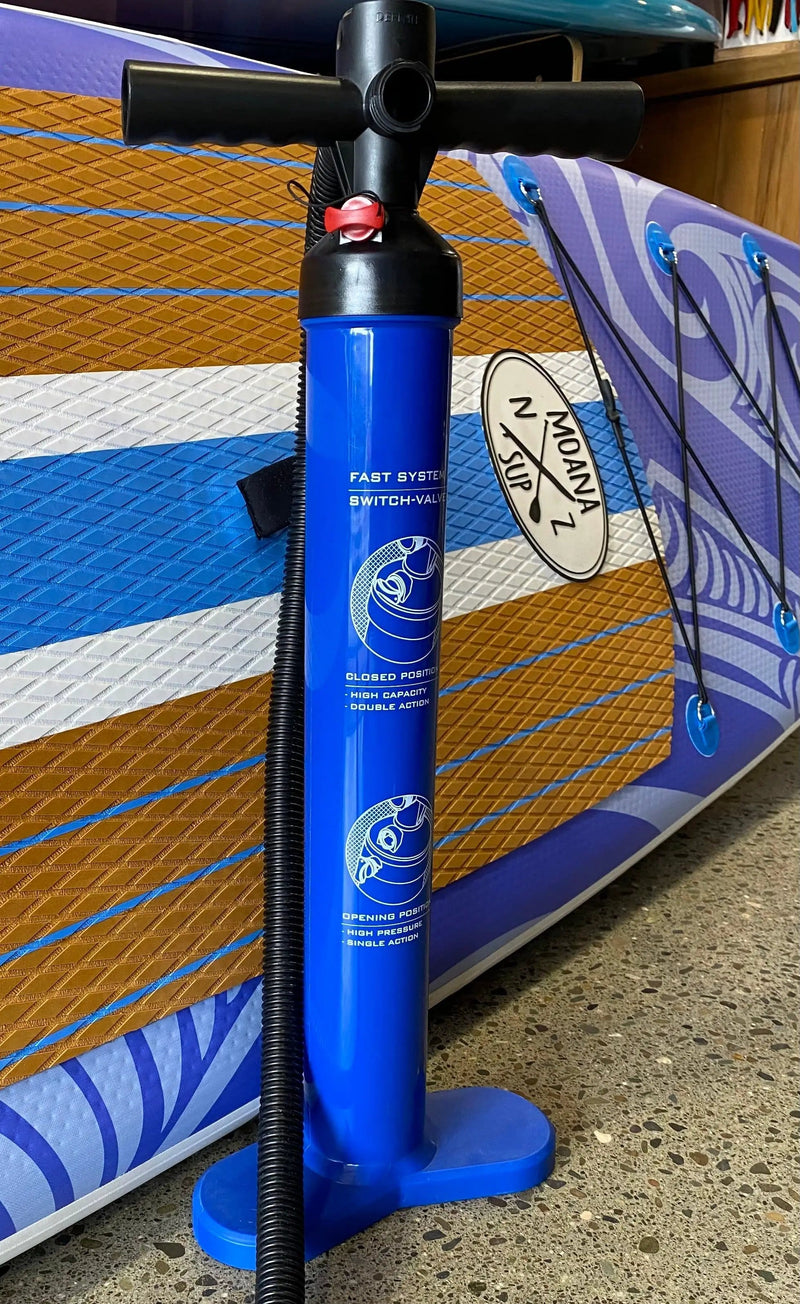 Inflatable Stand Up Paddle Board Hand Pump by Moana SUP and Surf