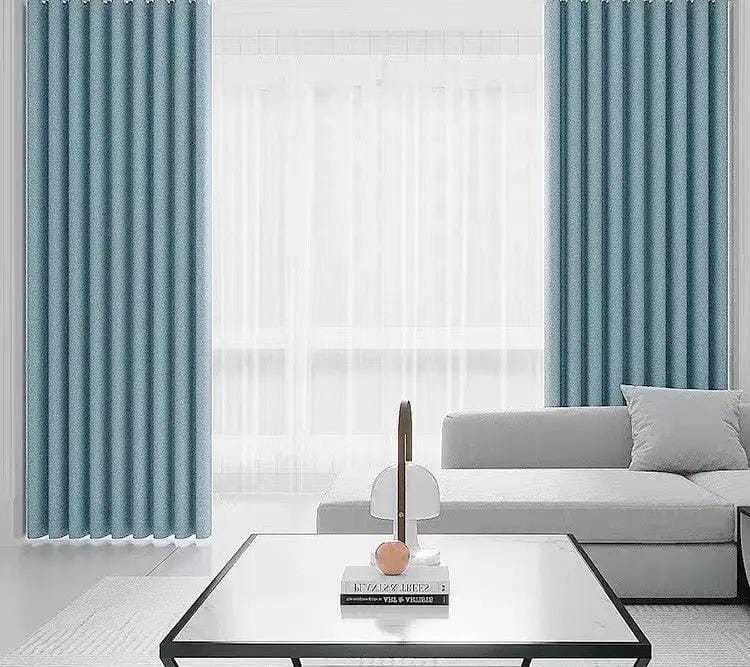 Kiwi Grab Kiwi Grab 100% Blockout Blue Readymade Curtain drapes – 8 sizes 100% Blockout Blue Readymade Curtain drapes – 8 sizes